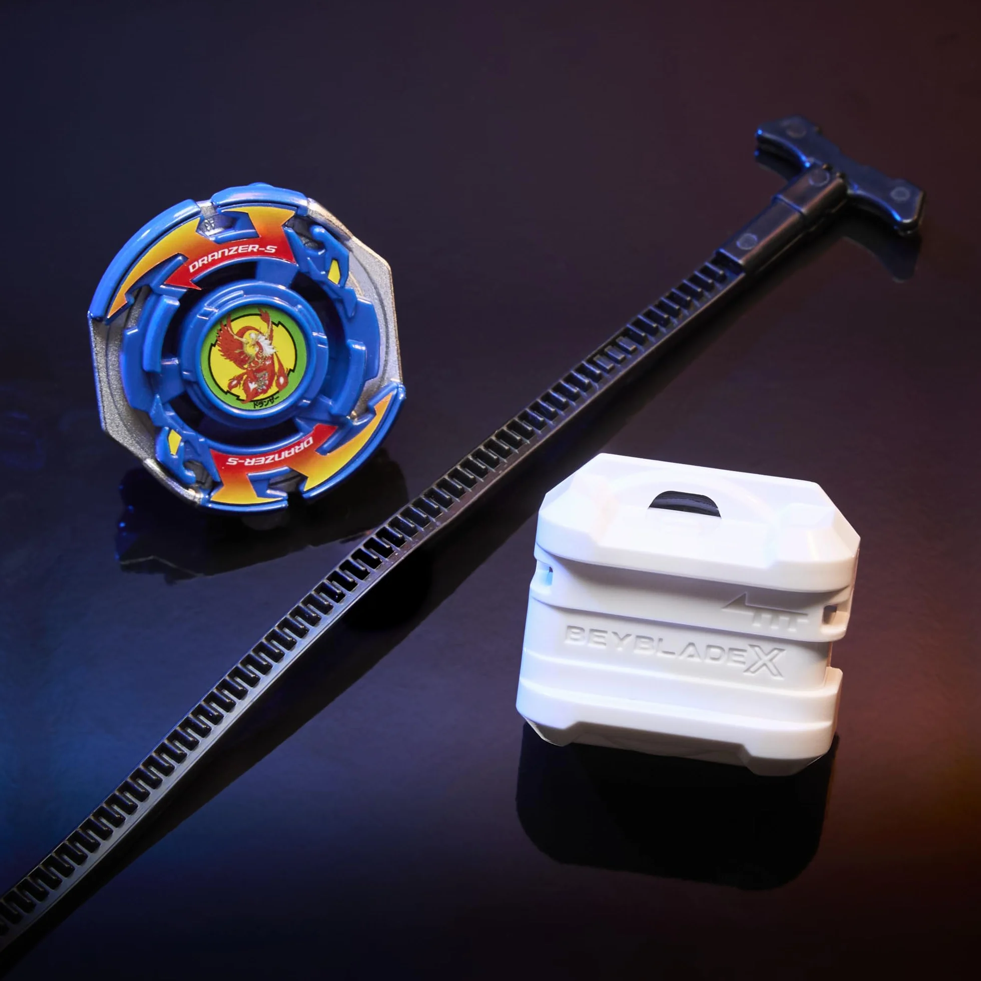 Pakiet startowy Beyblade X X-Over Project Dranzer Spiral 3-80T z bączkiem i wyrzutnią