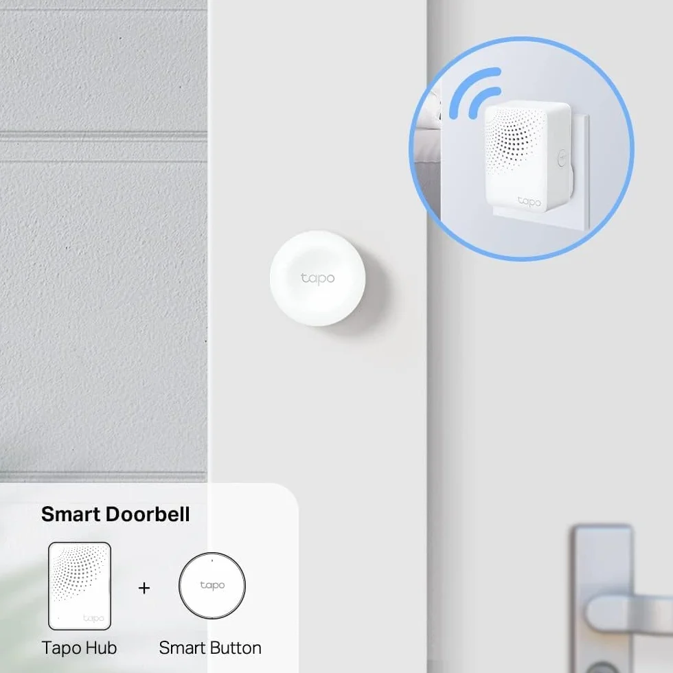 TP-Link Tapo S200B | Inteligentny przycisk Smart | Sterowanie oświetleniem i urządzeniami Tapo | 4 programowalne akcje | Montaż bezprzewodowy