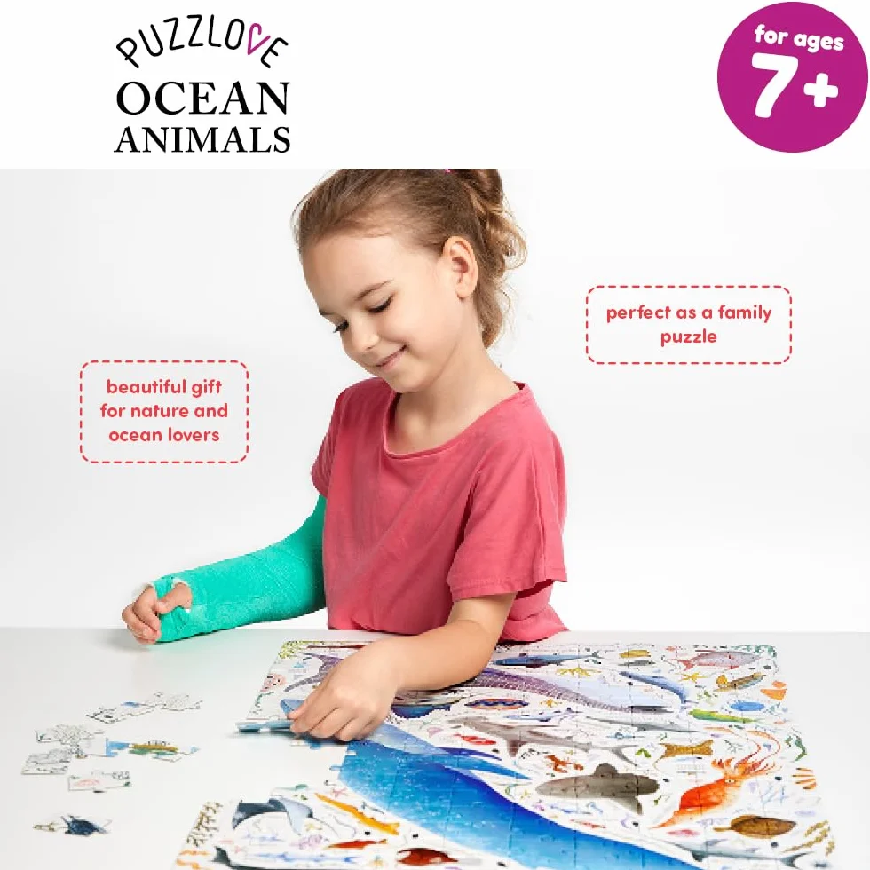 Puzzlove Ocean Animals (200 Pcs) 7+ Floor Puzzle