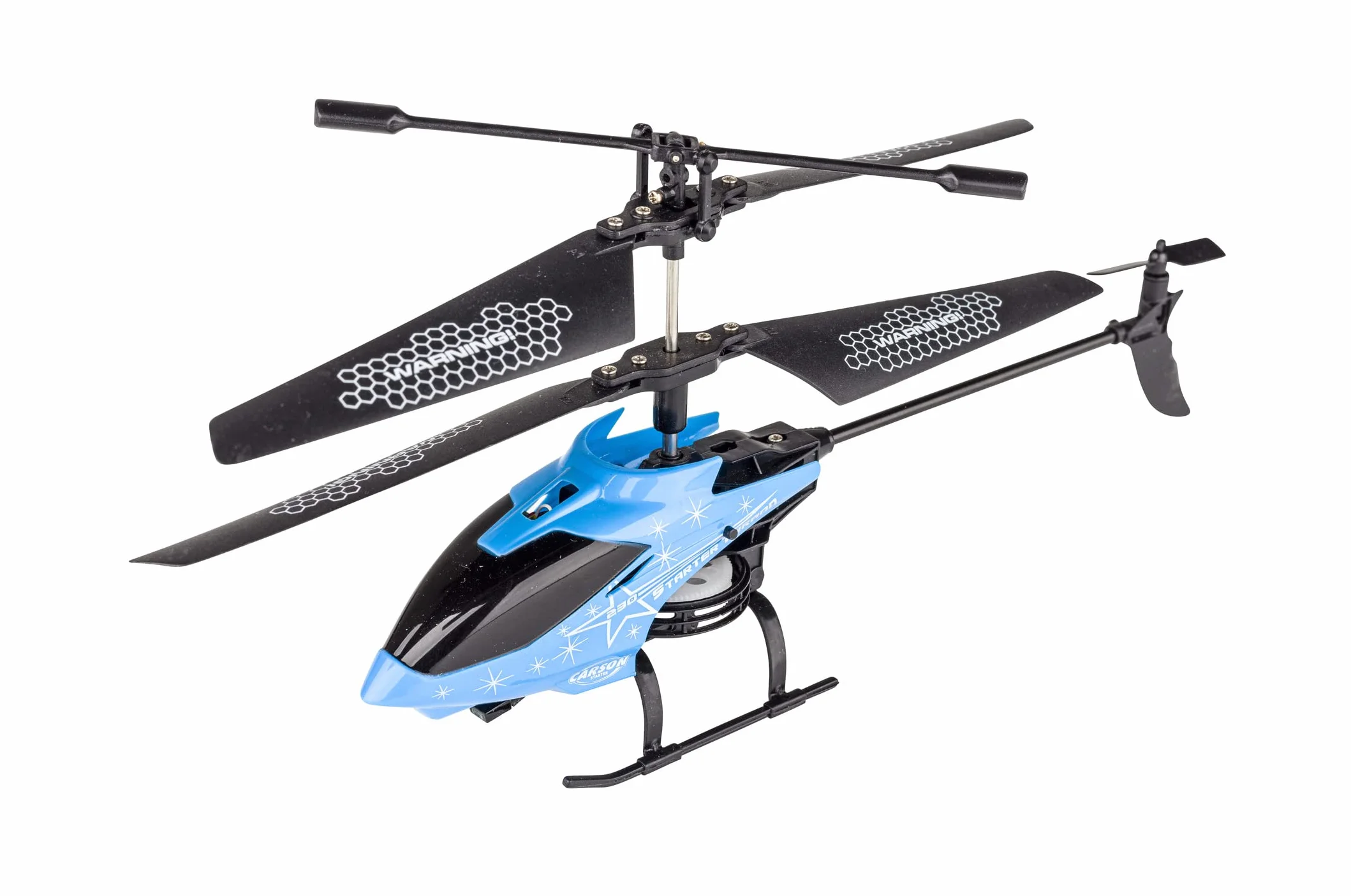 Carson 500507164 Starter Tyrann 230 IR 2Ch RTF Cyjan Helicopter, helikopter, dla początkujących, RC Heli, Zabawka zdalnie sterowana