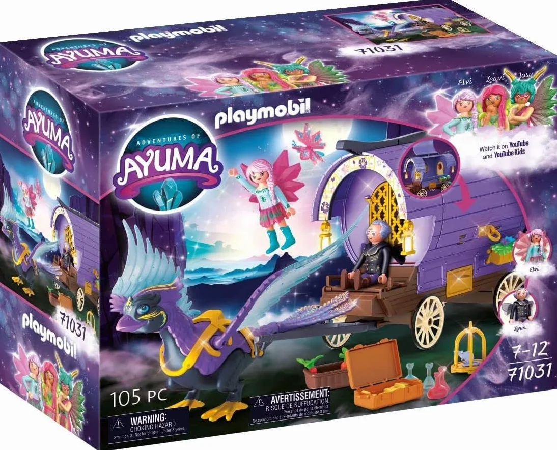 PLAYMOBIL Adventures of Ayuma 71031 Powóz wróżek z feniksem, od 7 lat