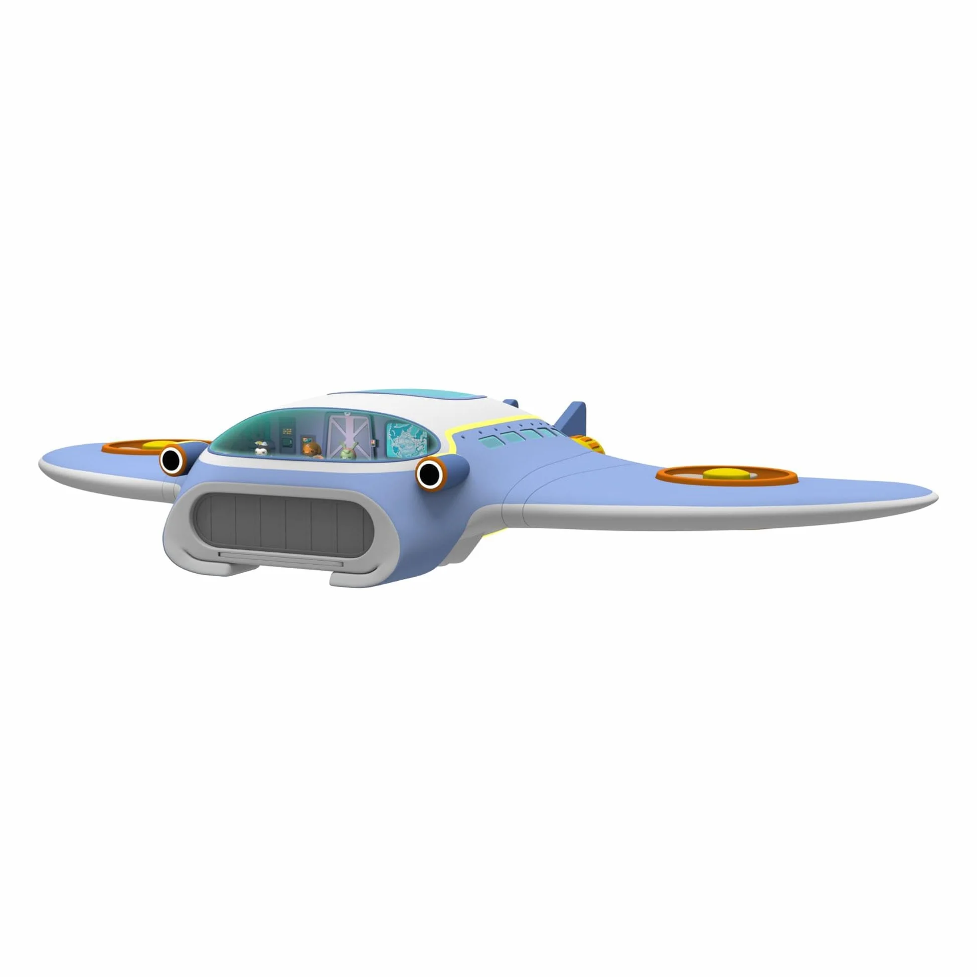 Octonauts Quoersrti Above & Beyond Octoray Transforming Playset | 7 sztuk | 25+ świateł i dźwięków