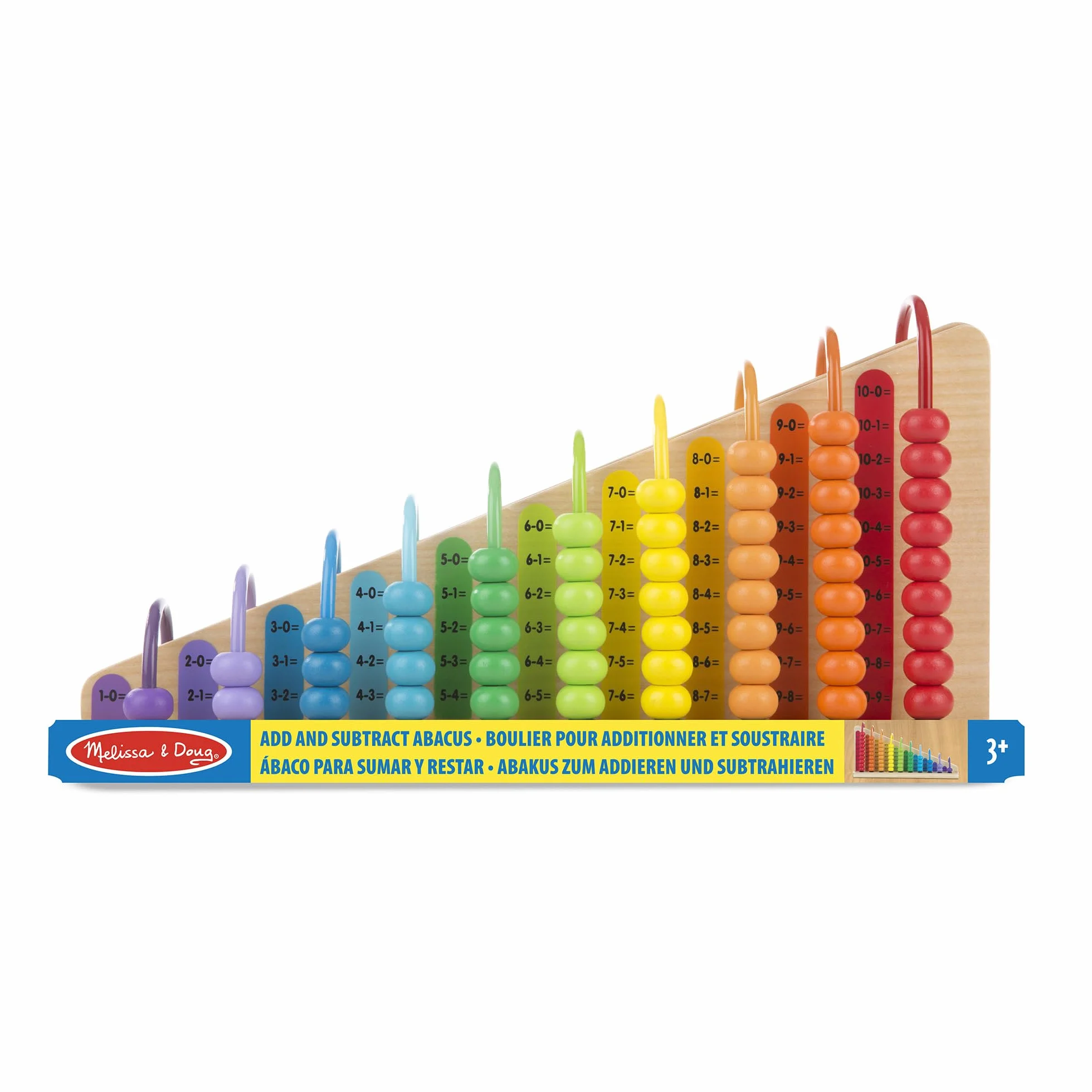 Melissa & Doug – liczydło do odejmowania | zabawka rozwojowa | motoryka | 2+ | prezent dla chłopca lub dziewczynki