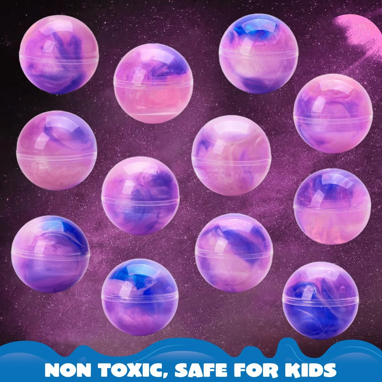 JOYIN Zestaw Slime Galaxy 24 kolory Mini Slime Fluffy antystresowy