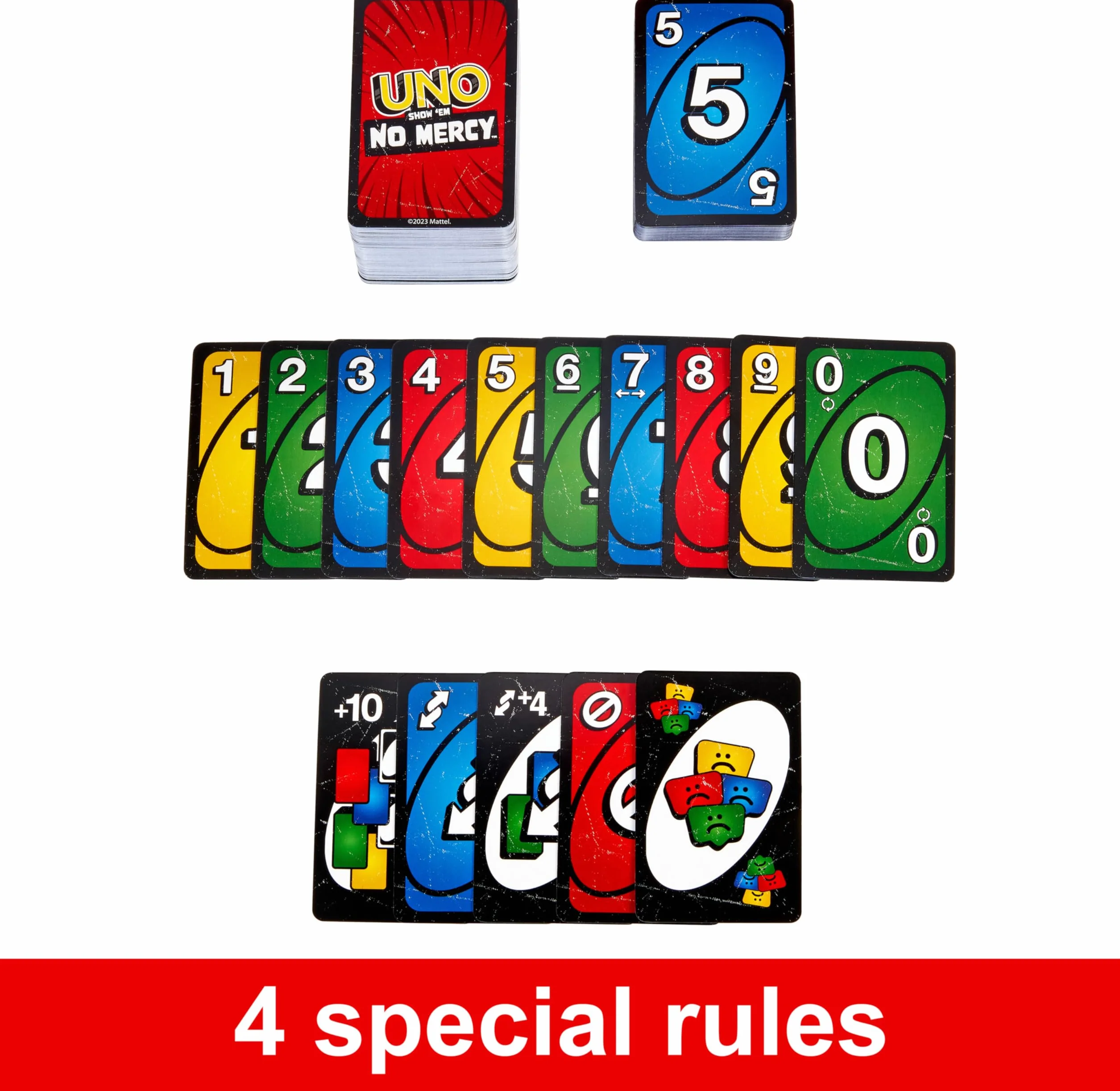 Mattel Games UNO Show 'em No Mercy metalowe pudełko
