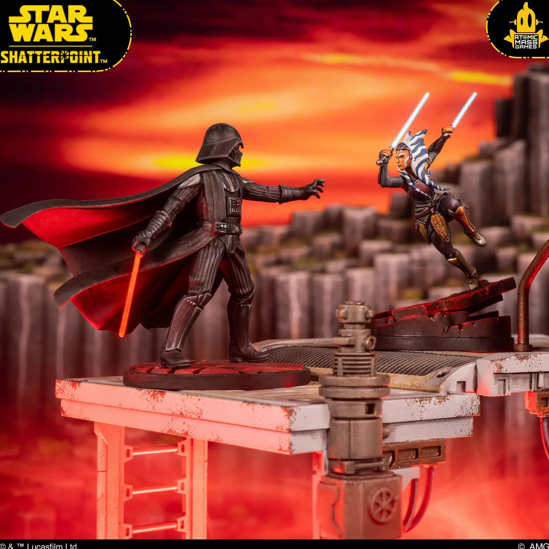 Atomic Mass Games Star Wars Shatterpoint I Am No Jedi Duel Pack Miniatures Expansion 2 Players 90 Minutes