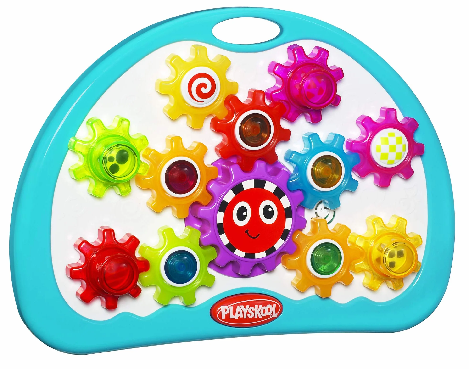 Playskool Zabawka z koła zębatego, zabawka dla niemowląt i małych dzieci od 12 miesięcy ze światłem, dźwiękami i mi obrotowymi (Amazon Exclusive)