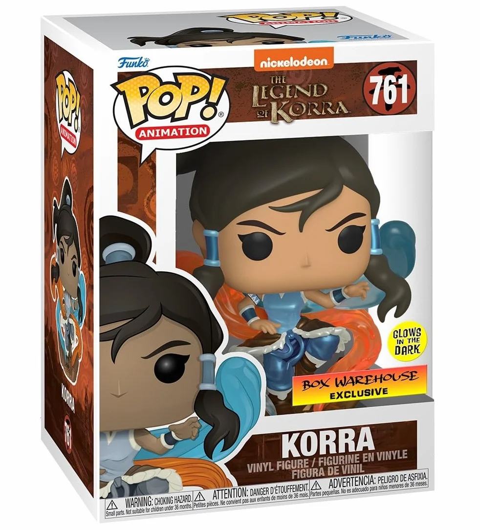 Funko POP! Animation Legend of Korra - Korra (Glow in The Dark & Metallic), Exclusive