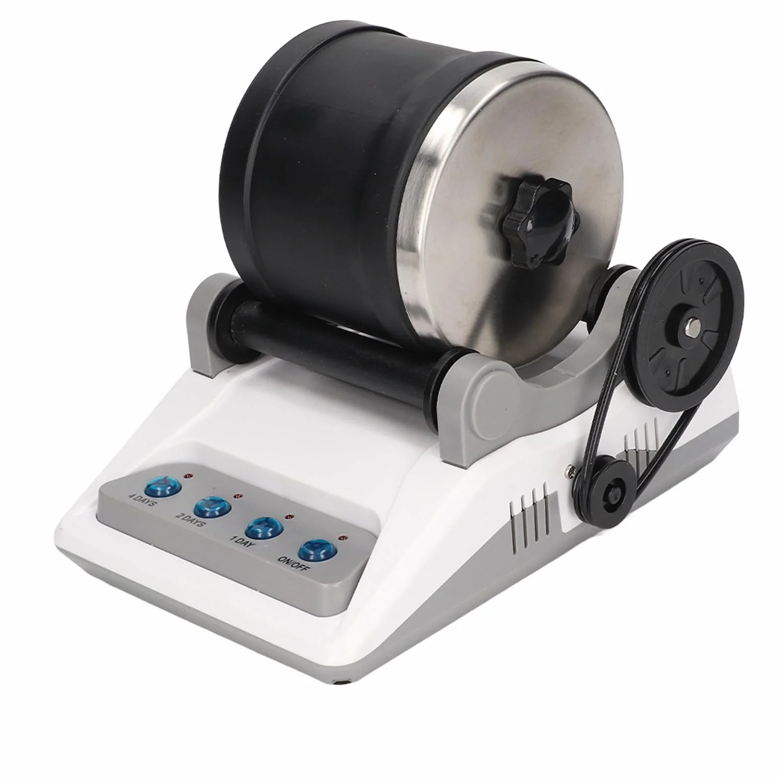 Rock Tumbler Kit DIY elektryczna zabawka z grubymi kamieniami szlachetnymi do polerowania dla dorosłych i 100-240 V, ABS, metalowy zestaw bębna kamiennego, HS-403 (wtyczka UE 220 V)