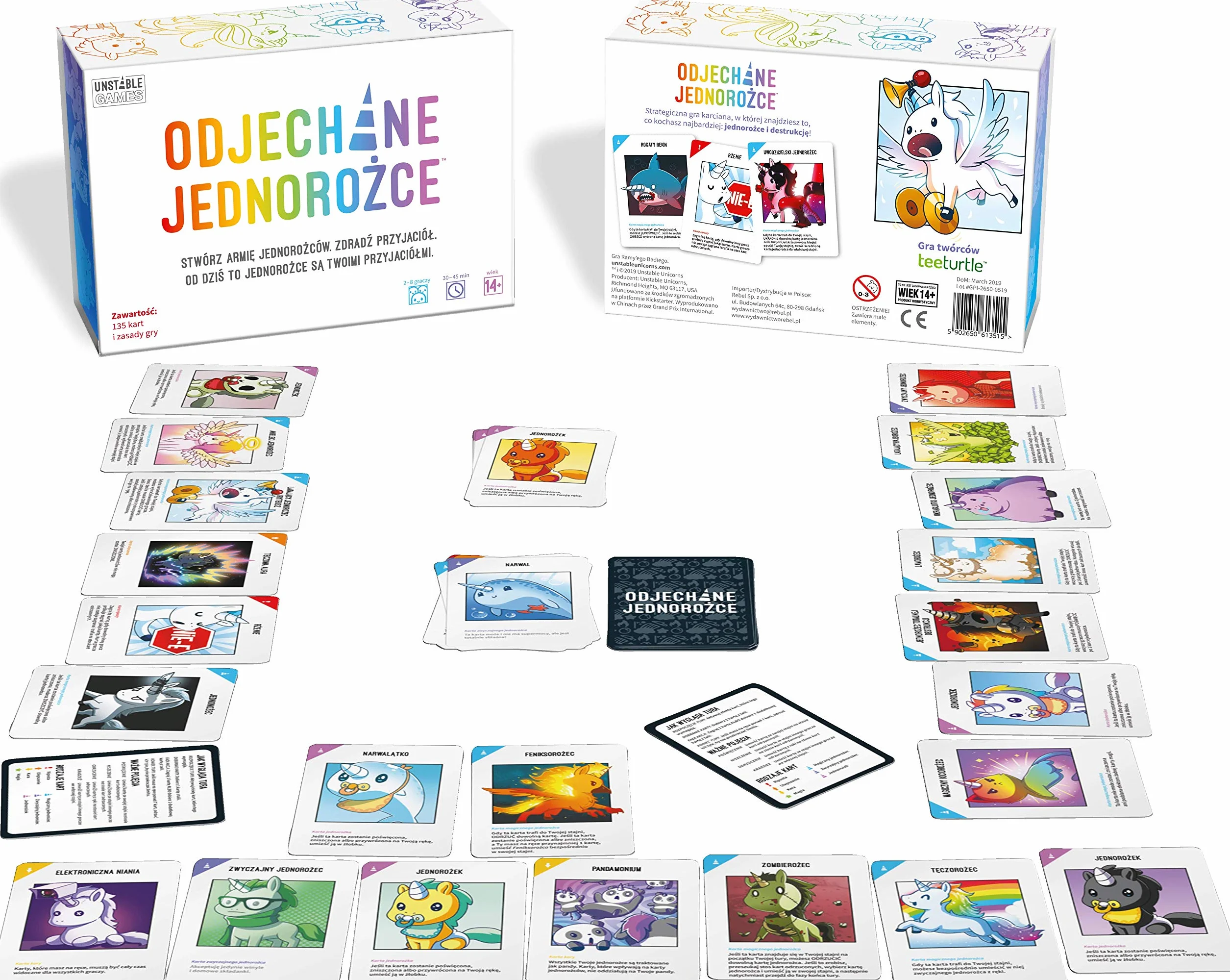 TeeTurtle, Gra planszowa Odjechane Jednorożce