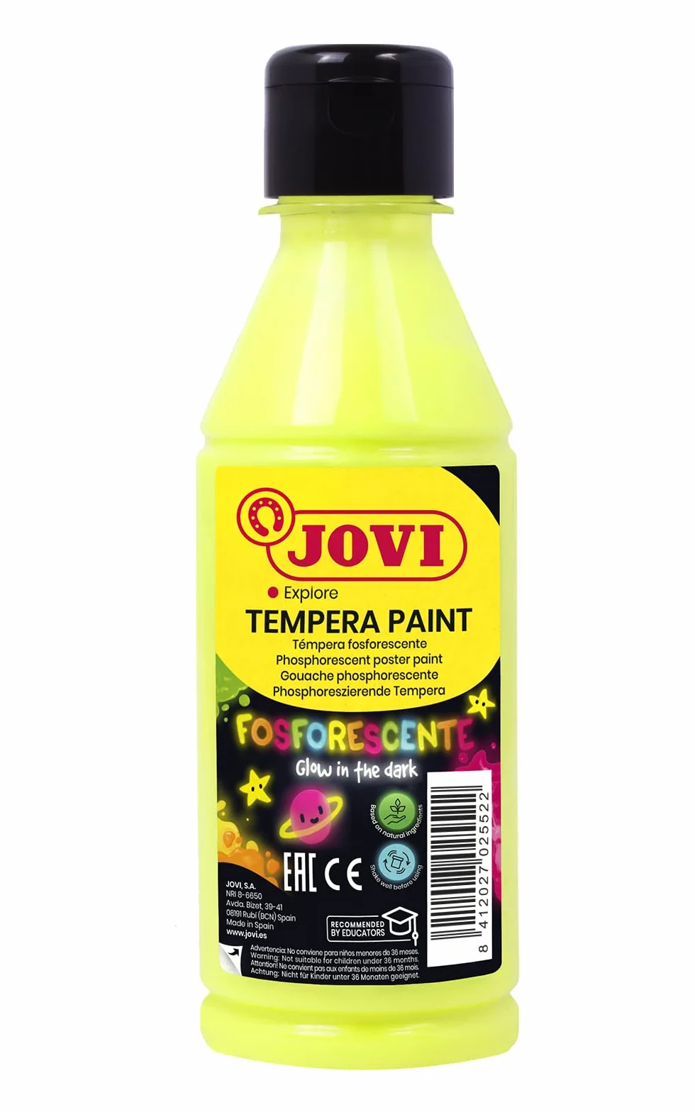 Jovi Nieznana farba świecąca, 250 ml, żółta (51902), jeden rozmiar