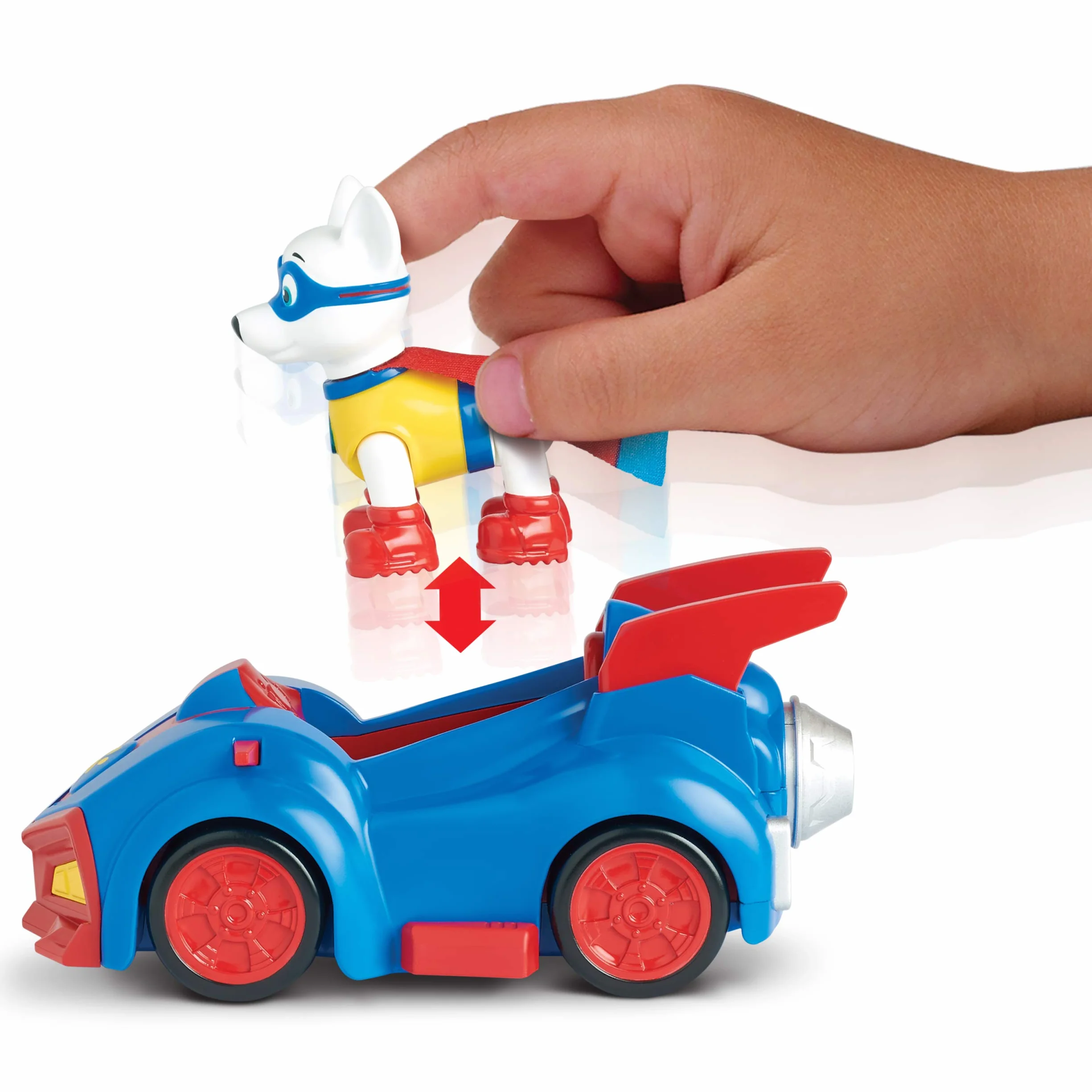 Paw Patrol Spin Master Apollo's Pup Mobile - pojazd i figurka