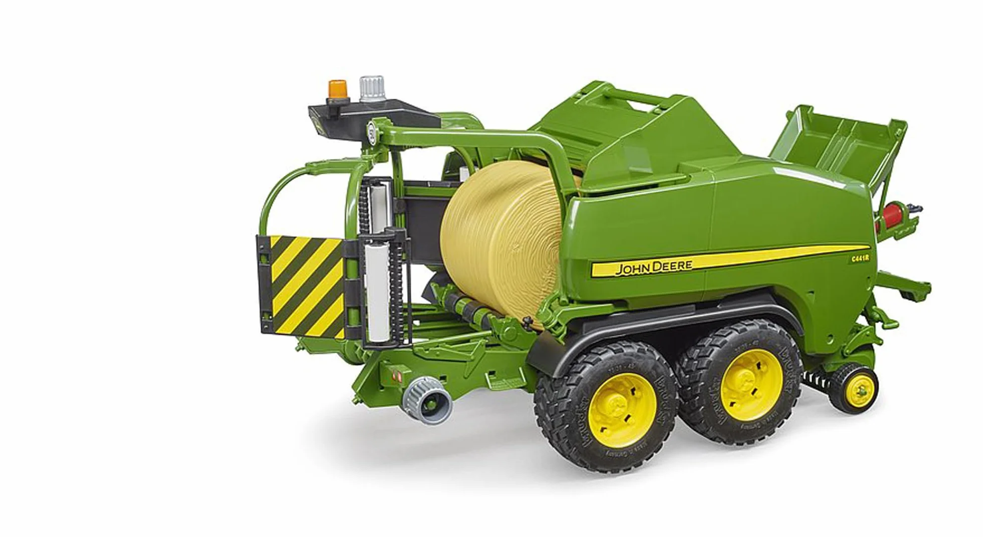 Bruder John Deere C441R owijarka do bel okrągłych 1:16 Farma rolnictwo