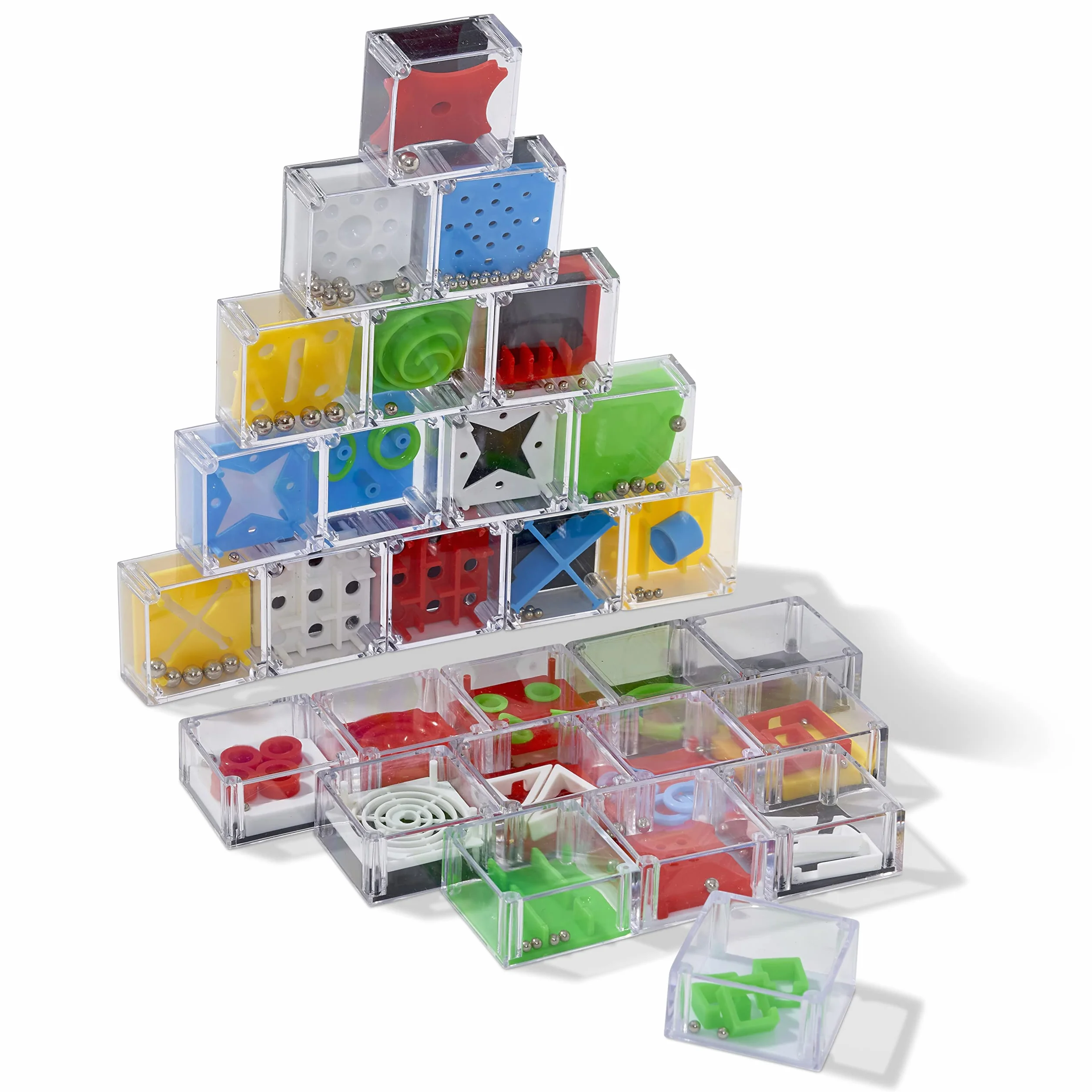 THE TWIDDLERS 28 Mini zestaw puzzli dla dziewczynek i chłopców - Kermesse, urodziny, wesela, kieszenie niespodzianki, prezenty dla gości, małe prezenty, zabawki Pinata, mini gry