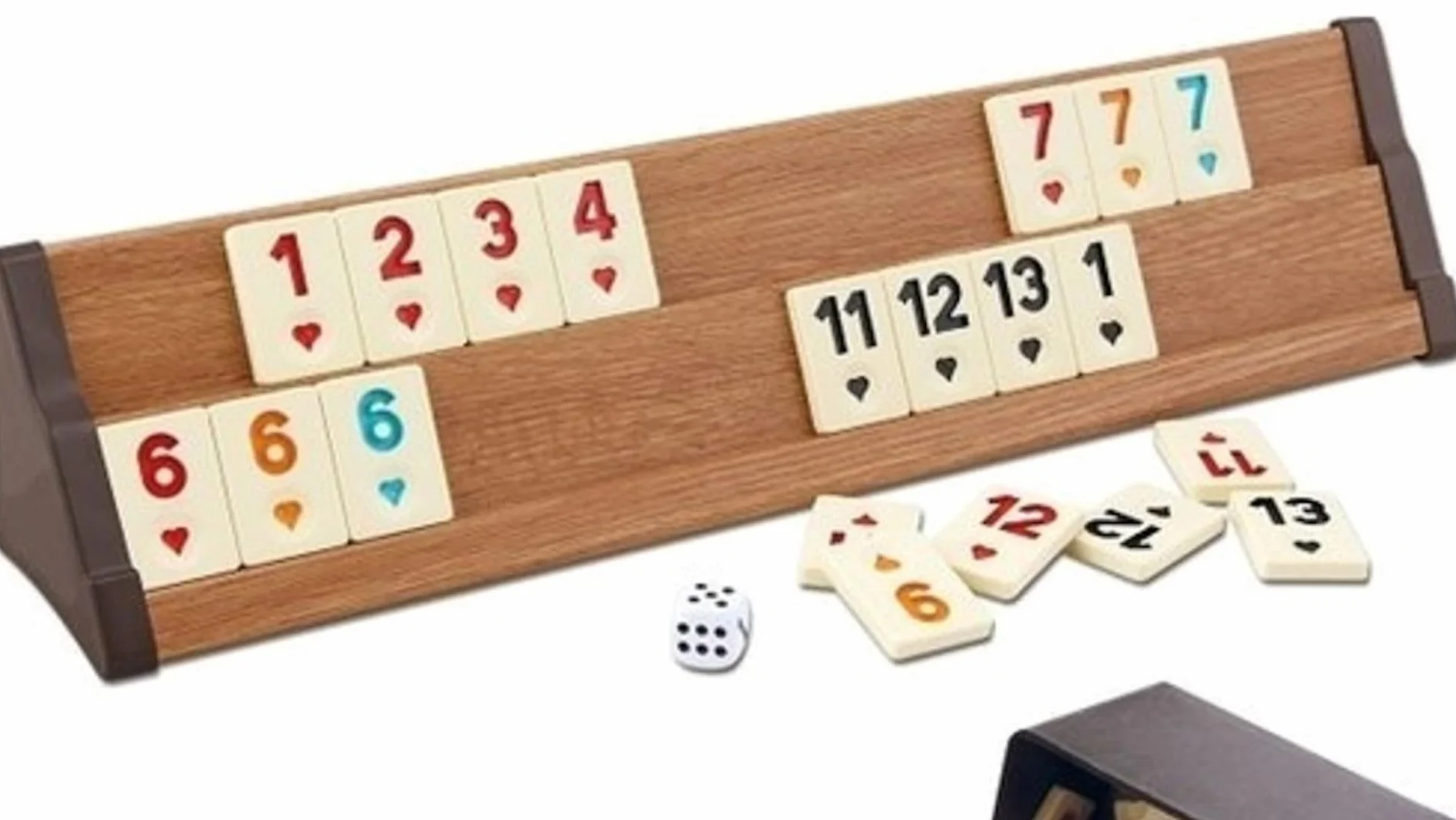 Star Oyun Aletleri Profesjonalny zestaw Rummikub VIP z drewna. Ahsap Okey Takimi, zestaw rummy z kamieniami melaminy, drewno (jasnobrązowy)