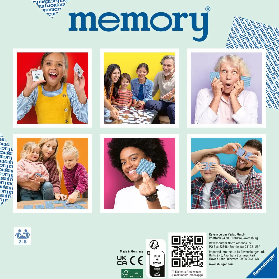 Ravensburger Disney Frozen Memory Game Matching Picture Snap Pairs for Kids Age 3 Years Up Educational Toddler Toy