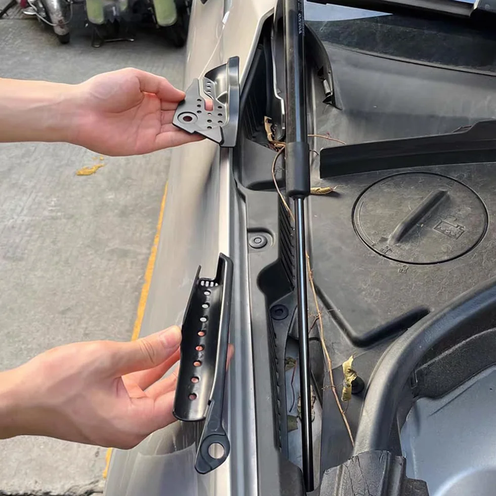 Osłona ochronna rynny przedniej szyby do akcesoriów Volvo xc60 2018 2019 2020 2021 2022 2023 2024 2025 2026, zestaw osłon z tworzywa sztucznego ABS, zapobiega gromadzeniu się liści i