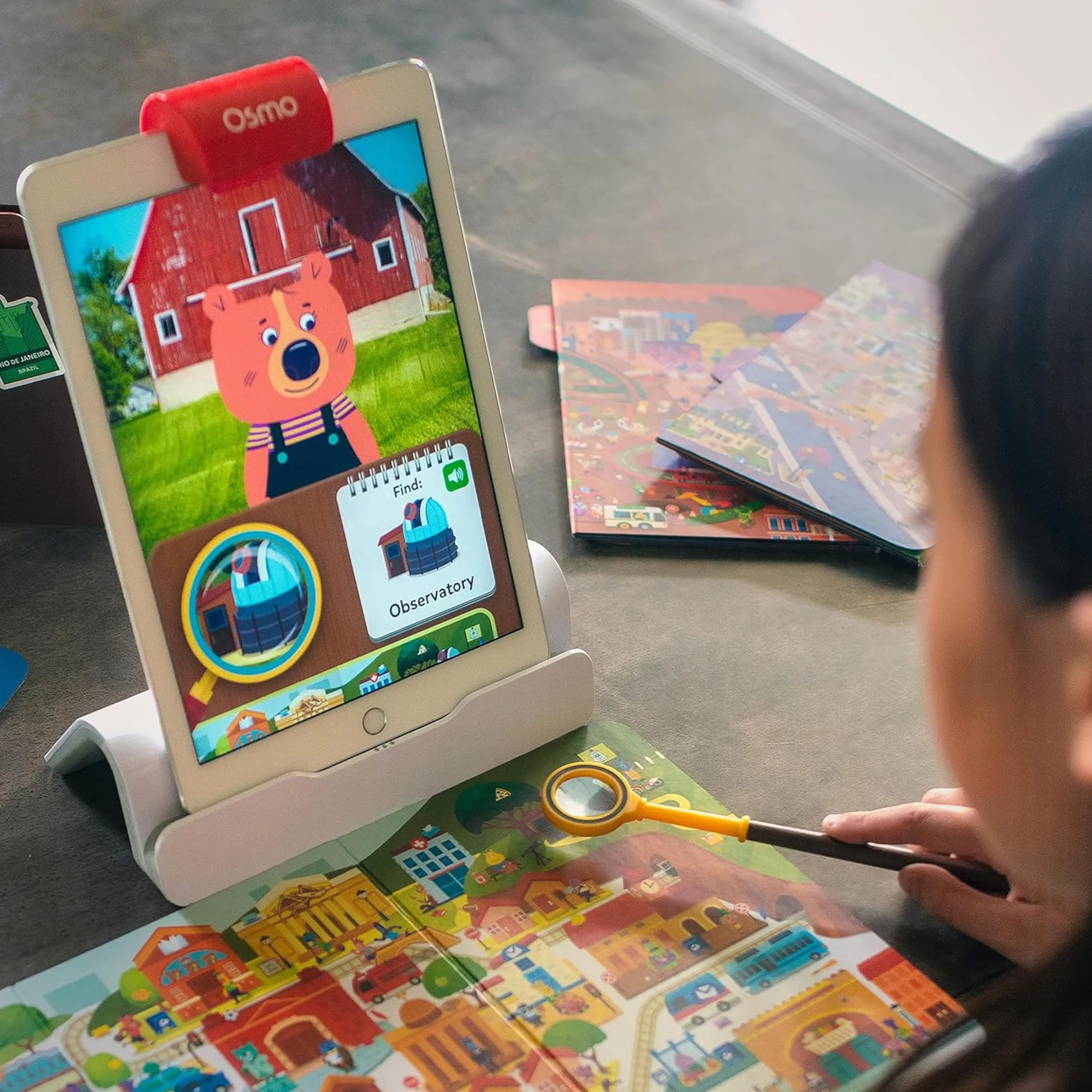 Osmo - Detective Agency - Ages 5-12 - Solve Global Mysteries - STEM Toy - For iPad or Fire Tablet (Osmo Base Required)
