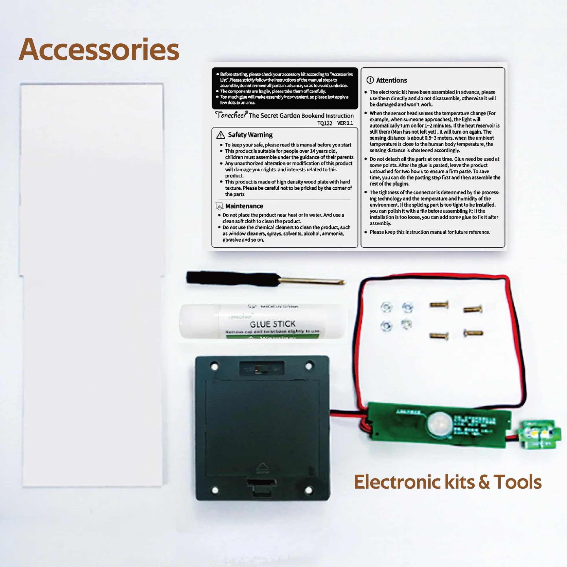 Tonecheer DIY Book Nook Kit drewniany model zestaw 3D puzzle dla dorosłych do budowy miniaturowego domu domki dla lalek miniaturowy zestaw do domu zestaw rzemieślniczy ze światłem spersonalizowane