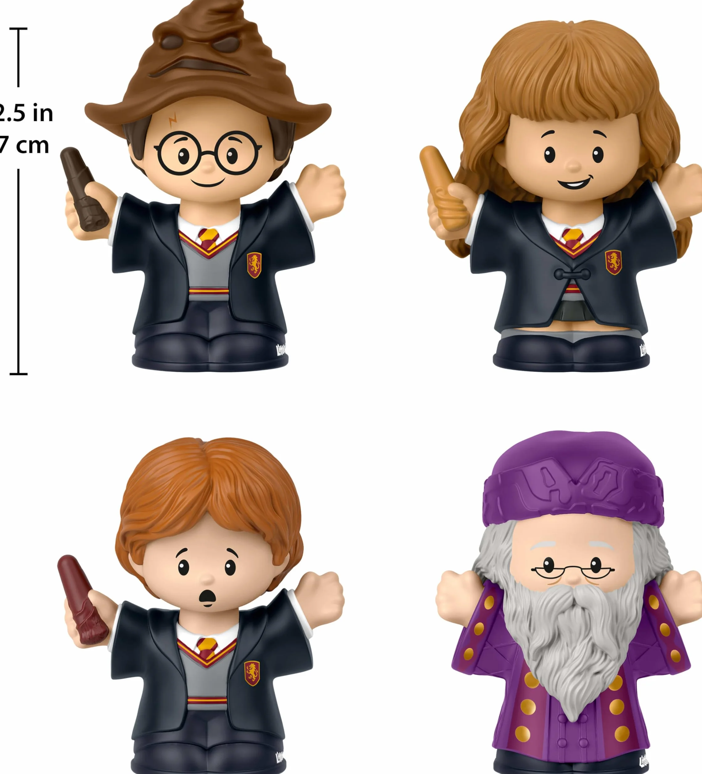 LittlePeople Collector Harry Potter i Kamie filozoficzny Zestaw kolekcjonerski z 4 figurkami dla doros ych i fanów, edycja specjalna, HVG45