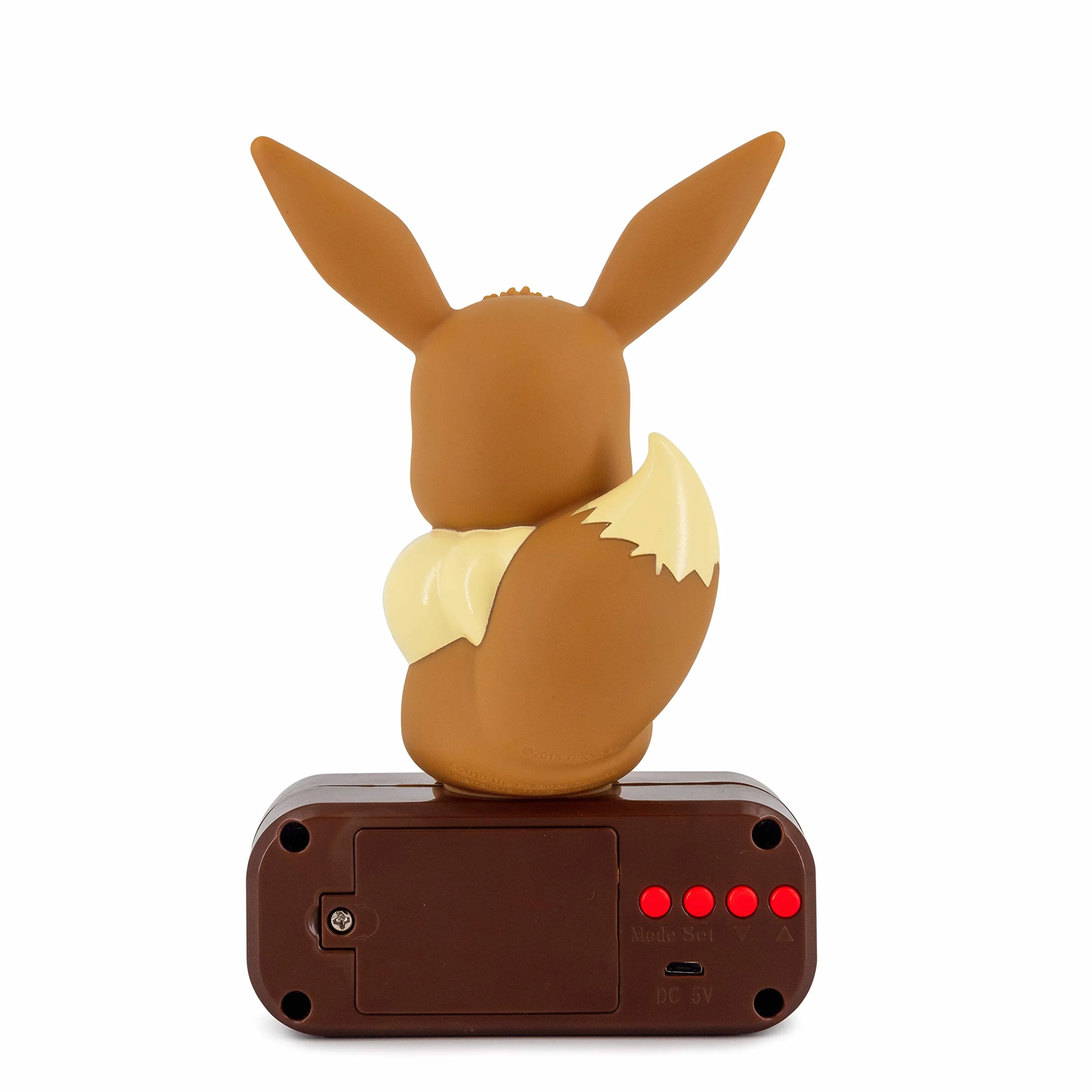 Teknofun Eevee Reloj Despertador Lampara Led Pokemon