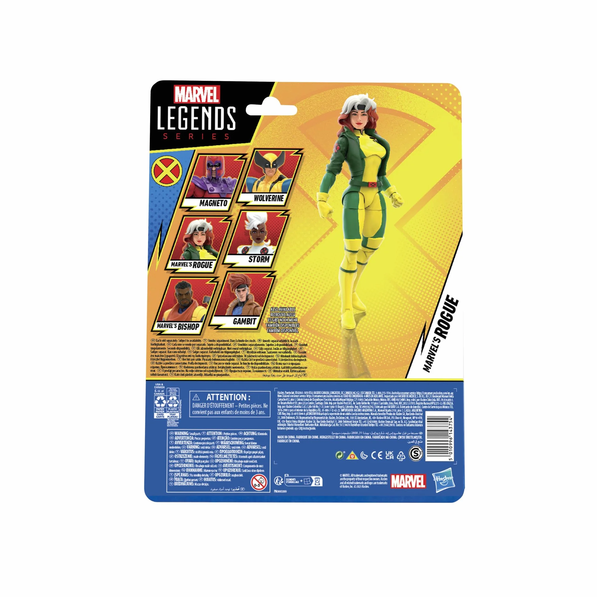 Hasbro Marvel Legends Series X-Men'97, figurka Rogue Marvel's Rogue 15 cm, figurki Marvels Legends