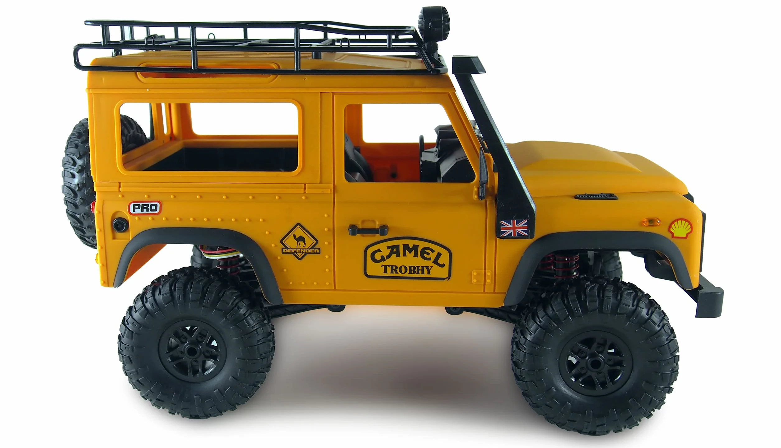 Amewi 22565 D90X12 Landrover Scale Crawler pojazd licencyjny 4WD 1:12 RTR, żółty