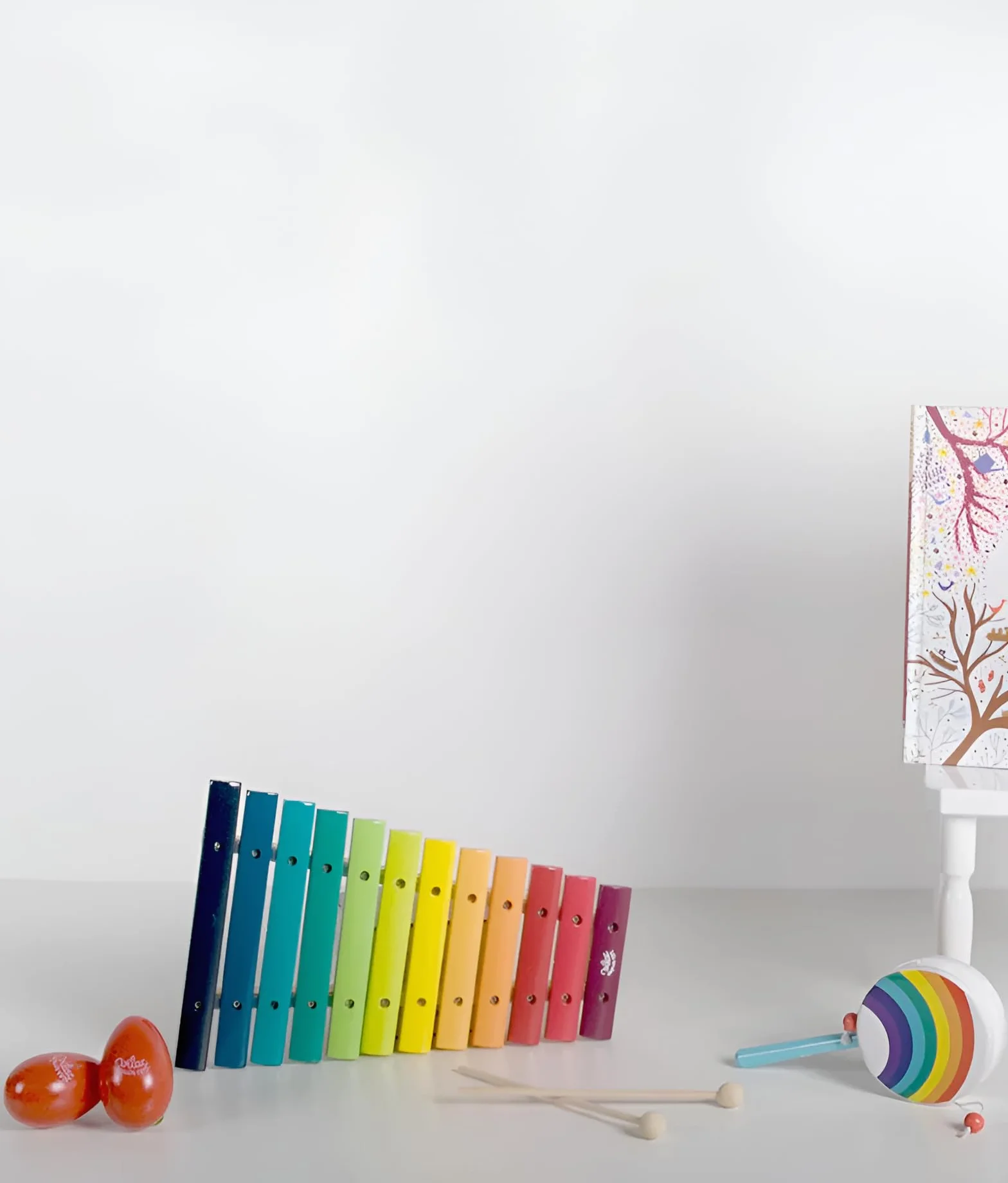 Vilac Xylophon Rainbow Ciel, 8359, Wielokolorowy
