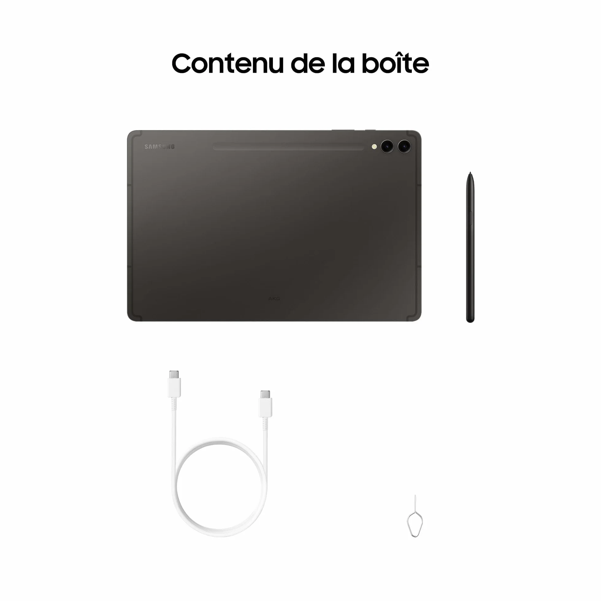 Tablet Samsung Galaxy Tab S9+ 12.4" 256GB/12GB Wi-Fi Negro
