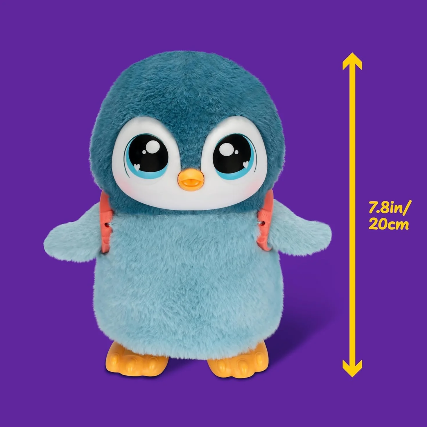 Little Live Pets My Walking Penguin Waddles | Cuddly Interactive Penguin That Runs, Dances and Flutters with Wings Over 25 Sounds & Reactions Batteries Included Ages 5+