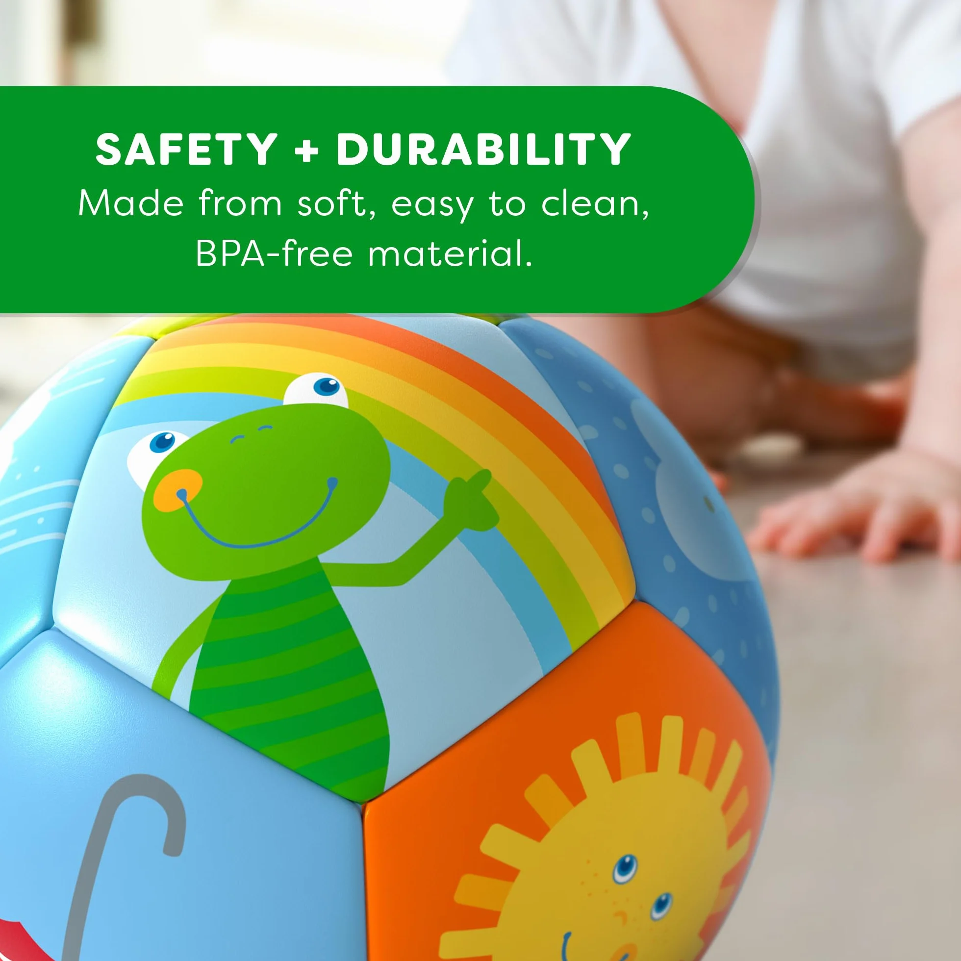 HABA - Baby Ball - Rainbow World Zabawki dla niemowląt, wielokolorowe (306318)