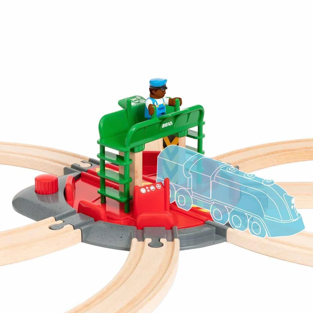 Brio 63347600 Obrotnica Z Figurką (63347600) Bezpieczna Zabawka Dla Dzieci Powyżej 3 Lat