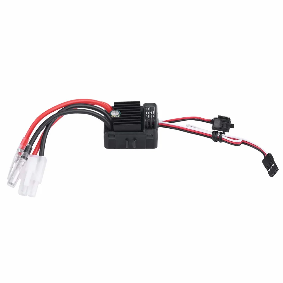 RC Auto ESC szczotkowane, wodoodporne szczotkowane 1060 60A ESC do Touring RC Auto Truggy 1/10 RC Auto