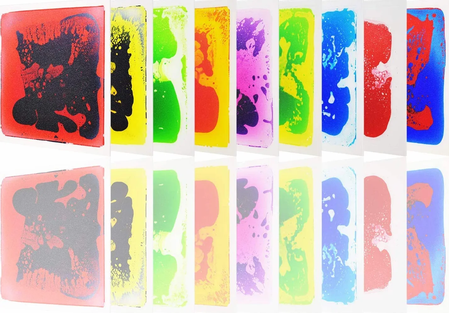Art3d Azulejos de piso líquido sensorial para niños, niños pequeños, adolescentes, sala de juegos, piso de baile (30 x 30 cm, 9 unidades)