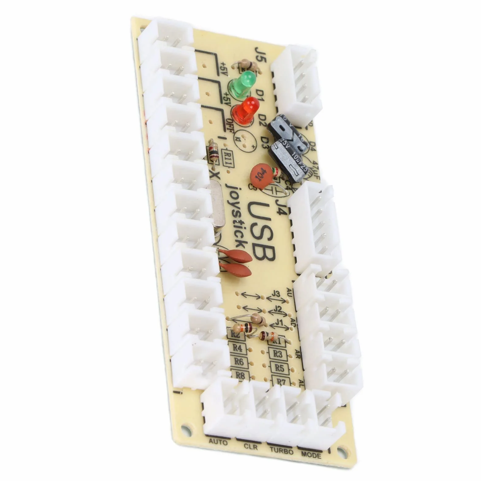 Koder USB Zero Delay Przycisk USB do Joysticka, do Gier Walki na PC dla MAME dla Retro.(QM070916 (pojedynczy))