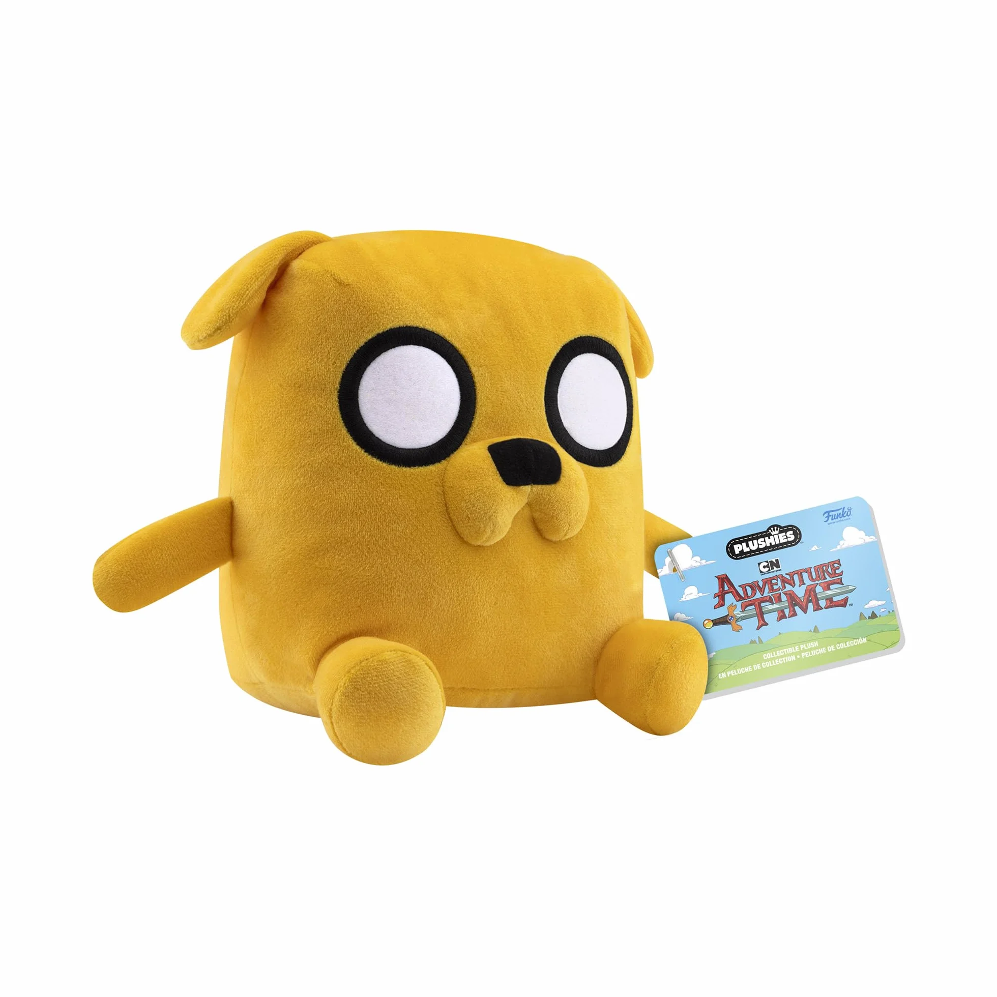 Funko Pop! Plush: Adventure Time - Jake The Dog - ()- Pluszowa zabawka kolekcjonerska - pomysł na prezent urodzinowy - Oficjalne gadżety pluszowe dla dzieci i dorosłych - idealny dla fanów anime