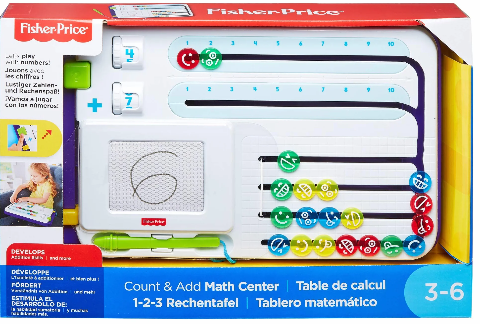 Fisher-Price Myśl i ucz się liczenia i dodaj centrum matematyczne