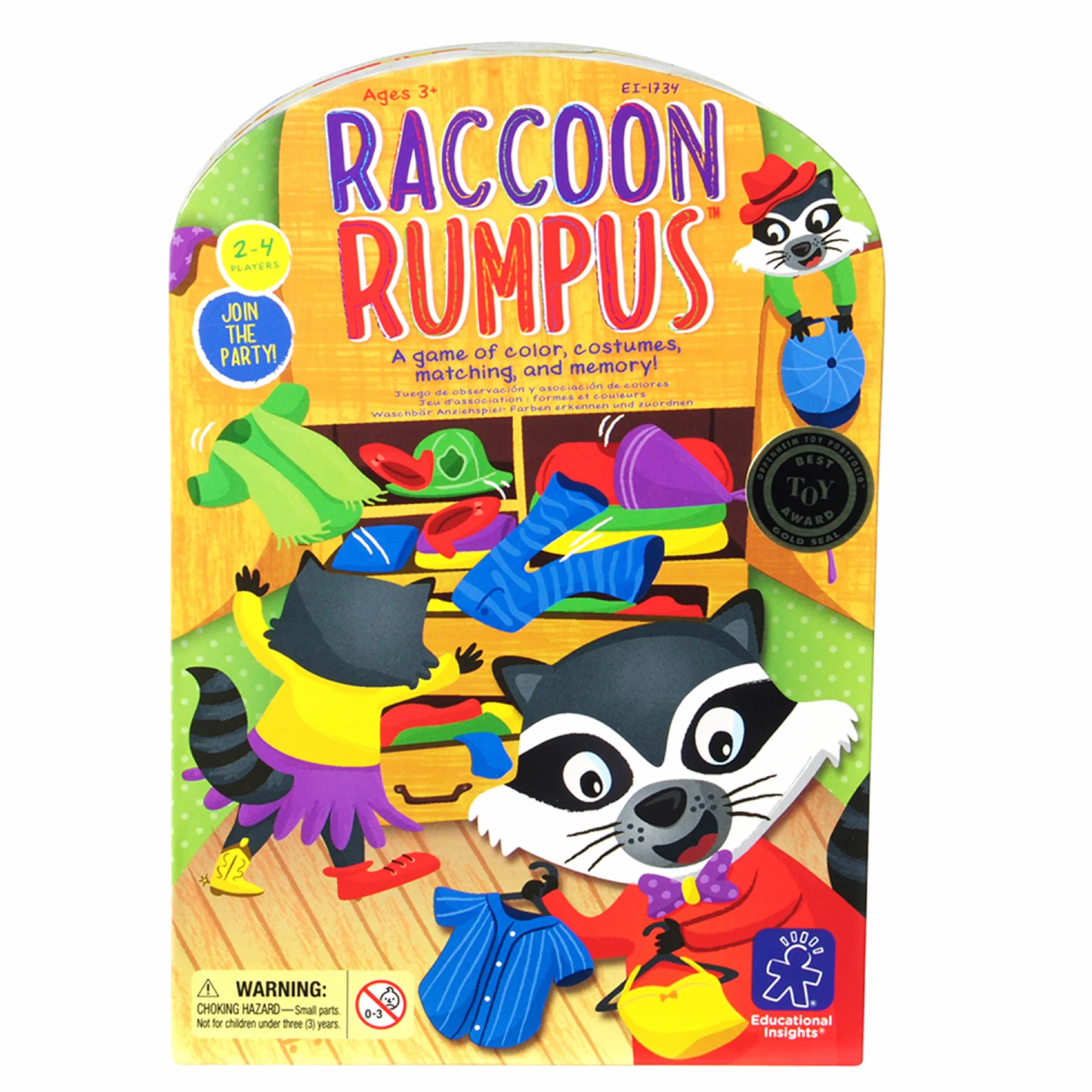 Learning Resources Education Insights Raccoon Rumpus Kolor Gra