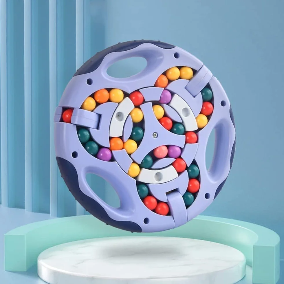 Finger Cube Obracające Magiczne Fasolki IQ Gra Obracająca się Kostka palca Magiczna Fasola Obracająca się Kostka Magiczna Fasola