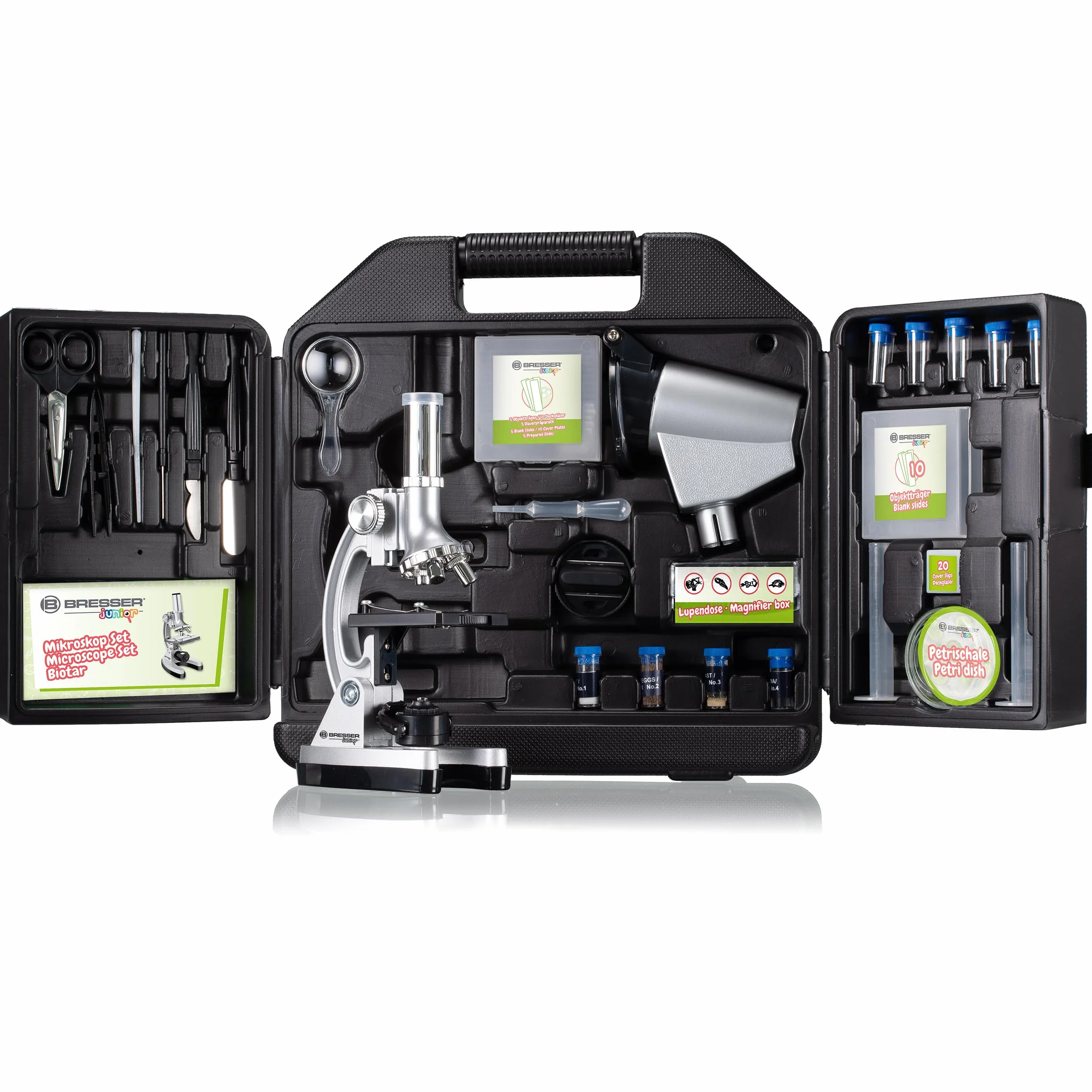 Bresser Junior zestaw mikroskopów 300x-1200x