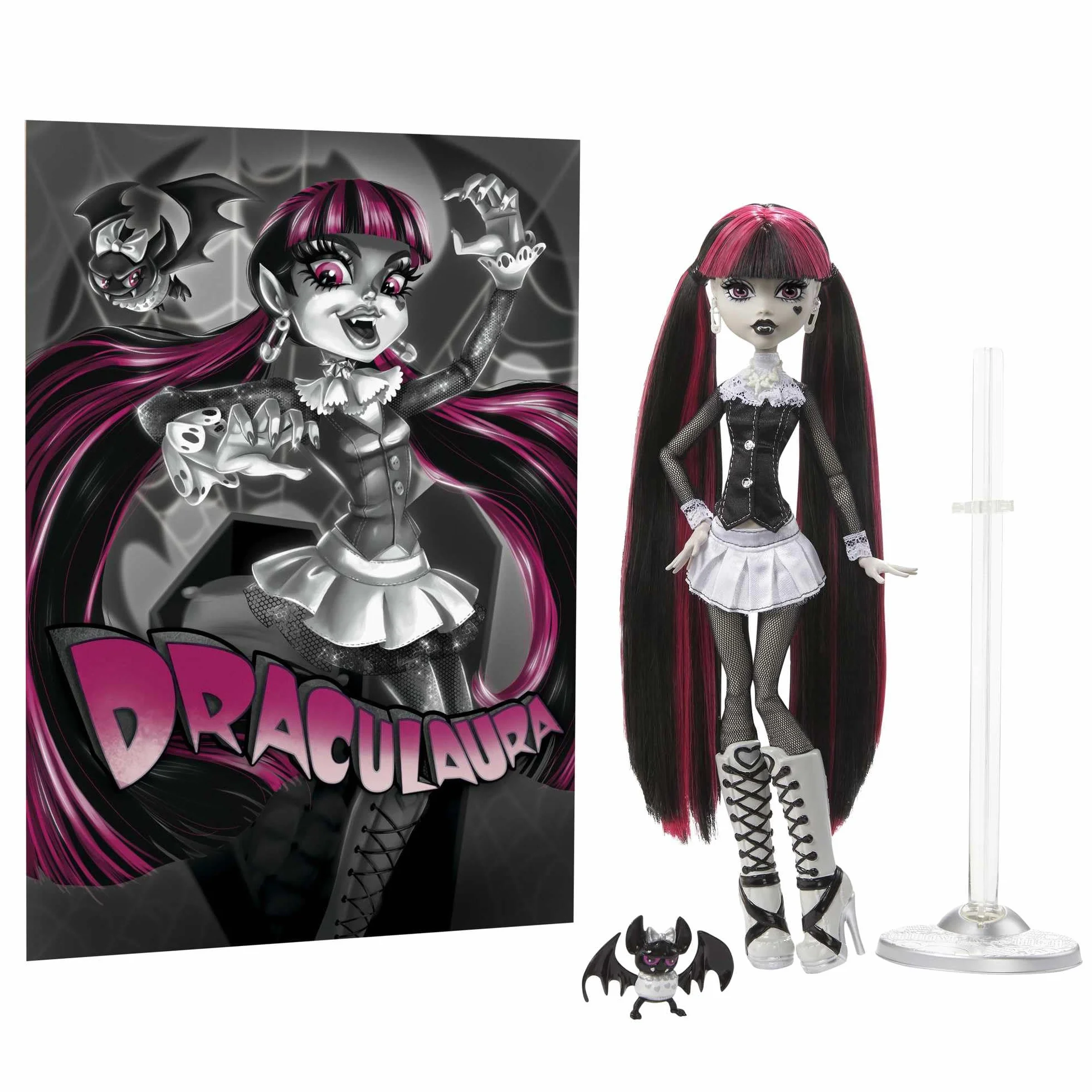 Monster High Reel Drama Straszny Seans Draculaura Lalka kolekcjonerska HKN27