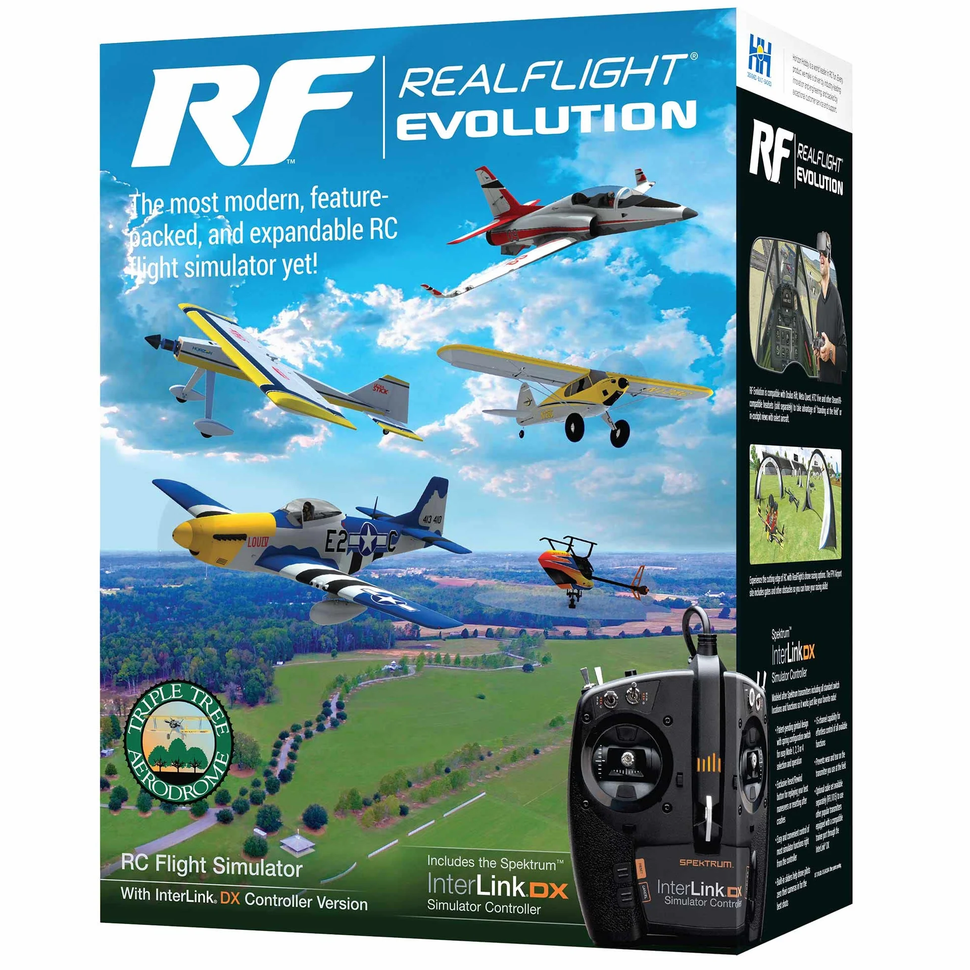 REALFLIGHT Evolution RC Flight Simulator z kontrolerem Interlink DX