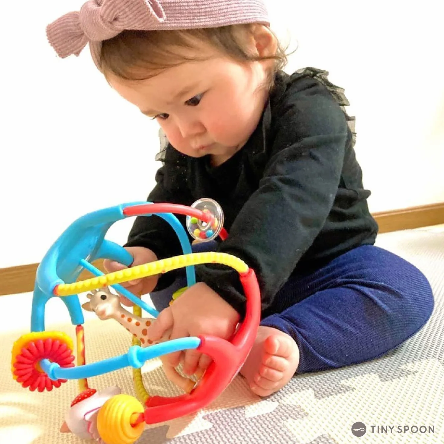 Vulli Sophie la Girafe Twistin Ball, wielokolorowa