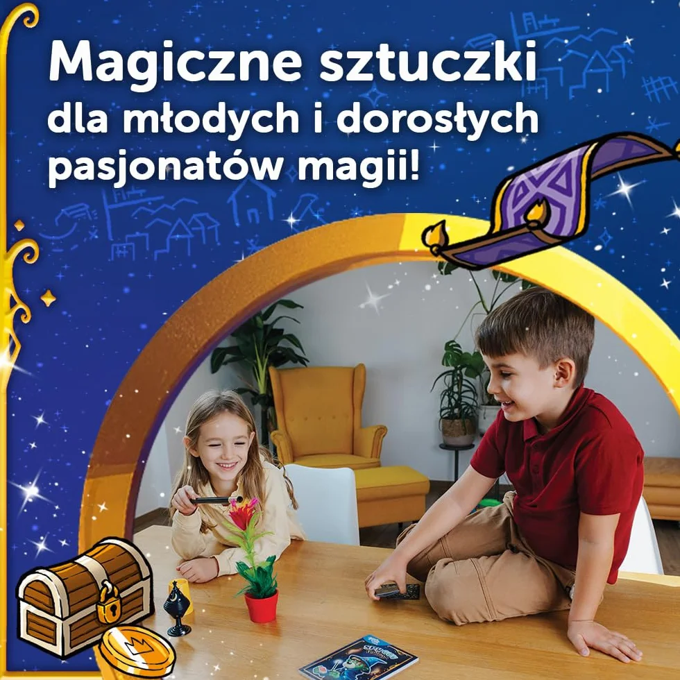 Trefl, Magiczne Sztuczki Spy Guy - Zestaw Startowy Magika - Zestaw Iluzjonisty, Rekwizyty do Sztuczek, dla Dzieci od 6 lat