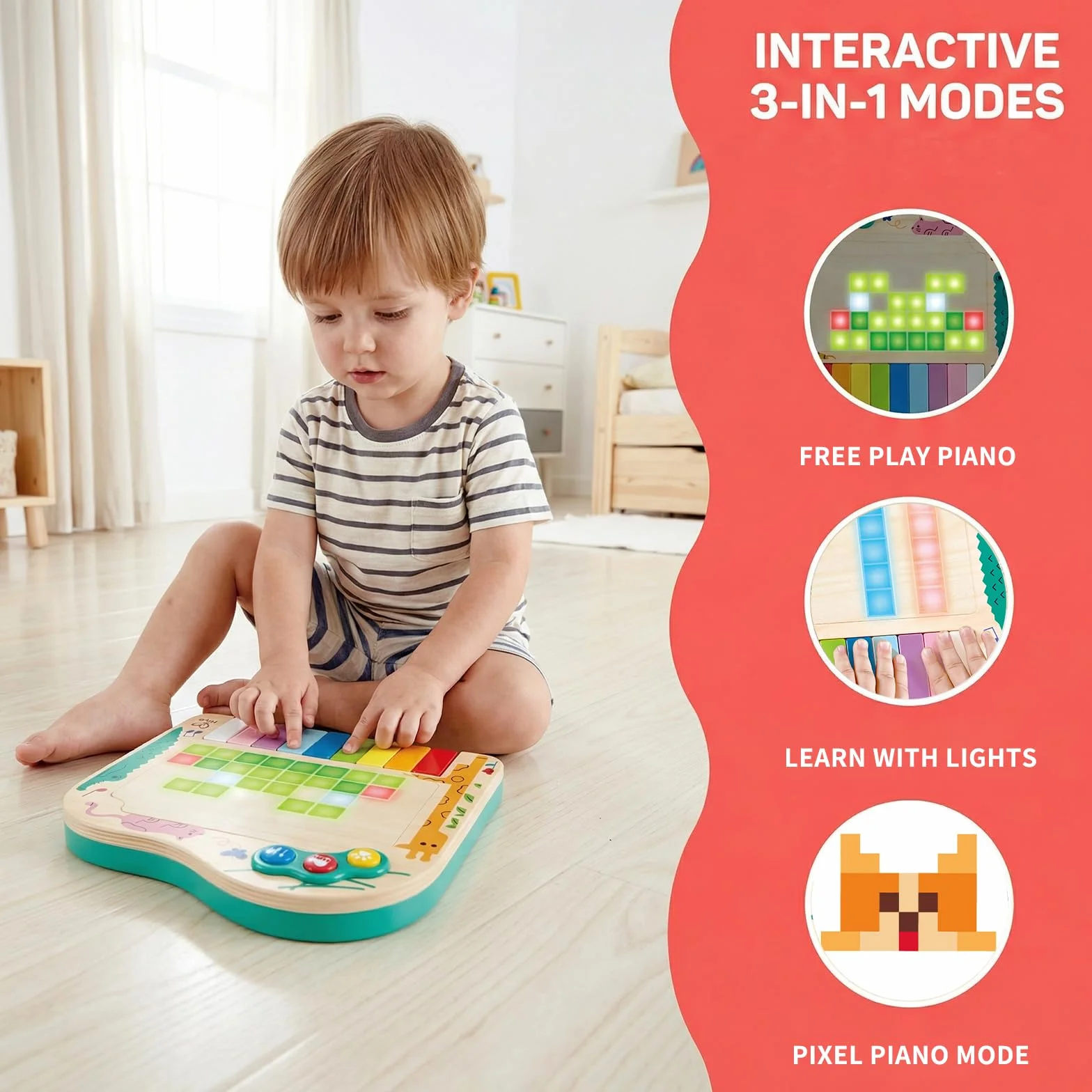 Hape Pixel zabawka fortepianowa