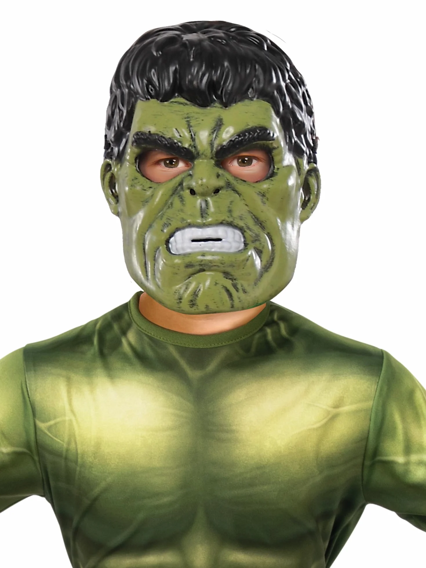 Rubie's Marvel Avengers Hulk Deluxe maska dziecięca akcesoria kostiumowe, jeden rozmiar