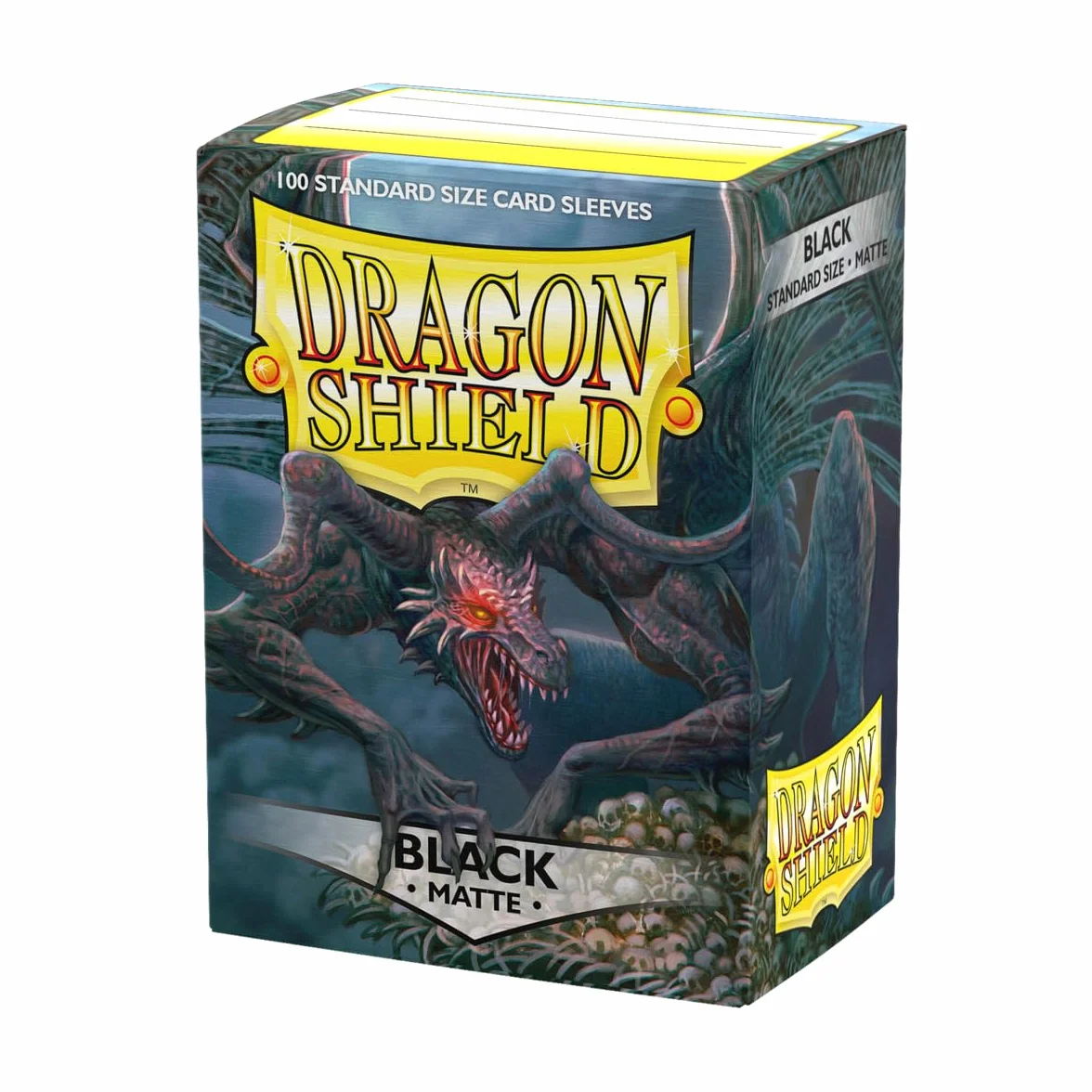 Dragon Shield Matte Standard Size Sleeves 100pk Black