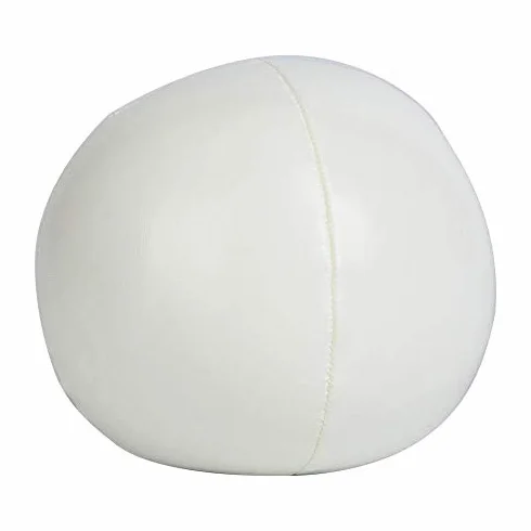 3 szt. Piłki do żonglowania PU Leather Soft Juggling Learning Ball dla początkujących Profesjonaliści Dzieci Dorośli Nauka sztuki żonglowania dla dorosłych i dzieci (biała)