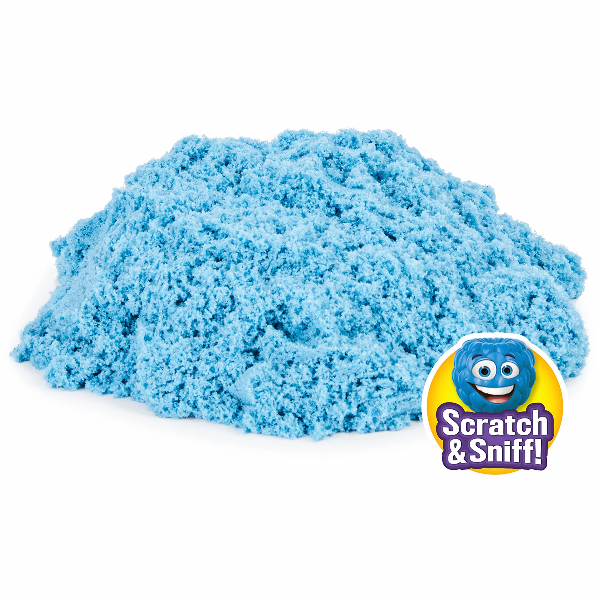 Kinetic Sand 6060010 - Smakowite Zapachy, Piasek Kinetyczny O Zapachu Ciasteczkowym, Bananowym, Arbuzowym I Jagodowym, 4-Pak