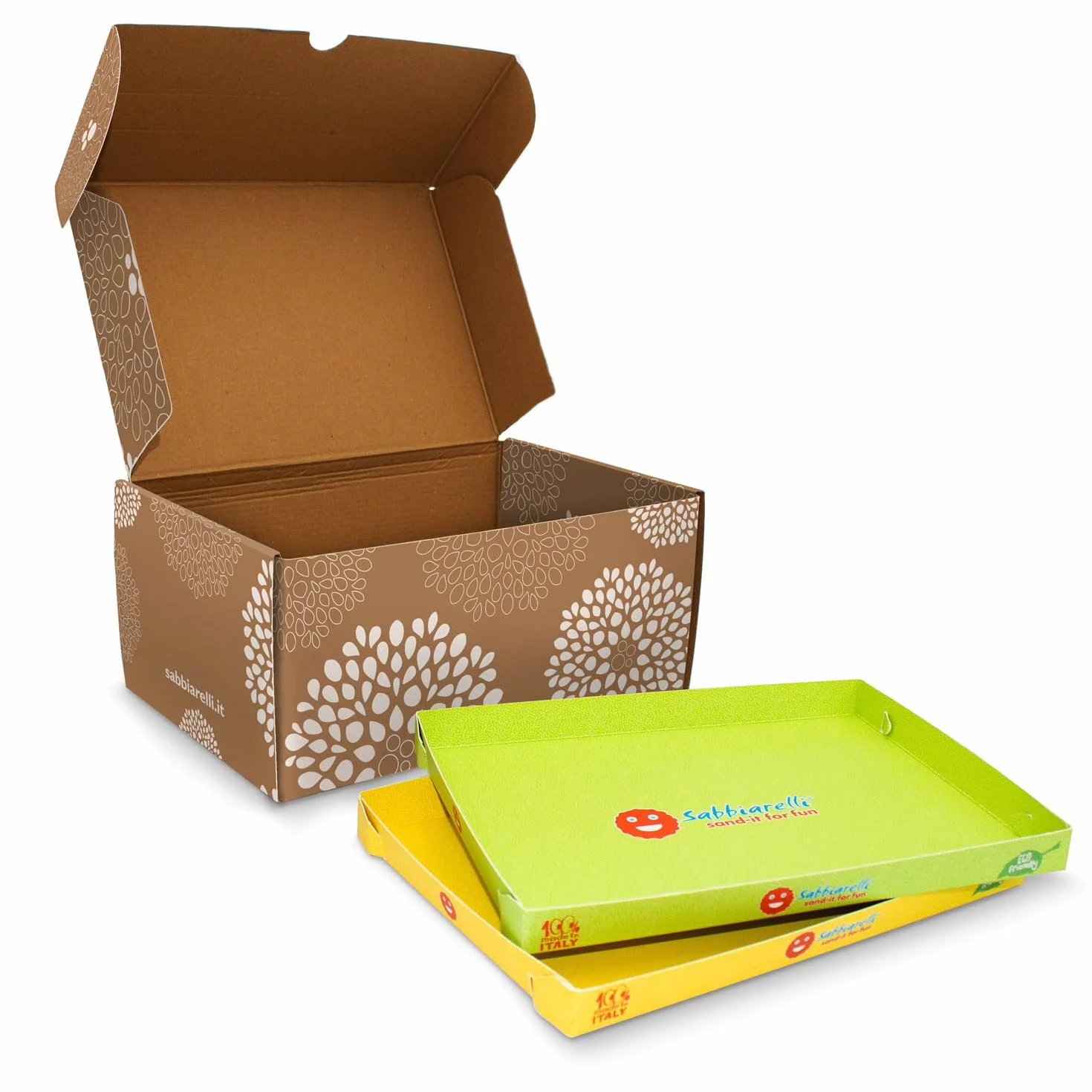 Sabbiarelli Sand-it For Fun – Box Sandsation Art 12-99 | Kit Sand Art 100% Made in Italy z Kolorowym Piaskiem, Rysunkami i Akcesoriami | Łatwe Hobby | Prezent dla Młodzieży i Dorosłych